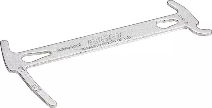BBB Bicycle Chain Wear Checker Chain Checker with Hex Bolt Multi-Tool, 5/6/8mm Wrench, F, BTL-125c