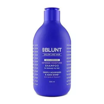 BBLUNT Интенсивно увлажняющий шампунь с жожоба и витамином Е для сухих и вьющихся волос - 300 мл