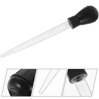 BBQ Greaser Meat Baster for Food Marinated Pork Compact Barbecue Flavor Injection Tool чёрный