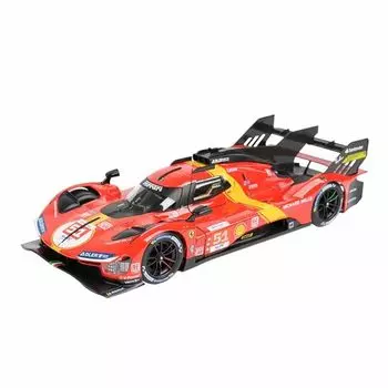Ббураго 1:24 ferrari 499p LMH литой автомобиль Ferrari 499P WEC прототип гоночного автомобиля победитель гонки 24 часа Ле-Мана гиперкар номер автомобиля. 51 Готовый продукт в подарок,