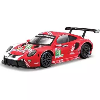 Ббураго 1/24 Porsche 911 RSR LM 2020 (#91) литые автомобили гонки Ле-Ман белого/красного цвета Готовый продукт 18-28016