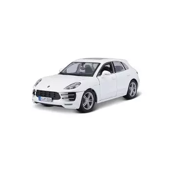 Bburago 1/24 Porsche Macan белый мини-автомобиль литые автомобили Готовый продукт 18-21077 WT