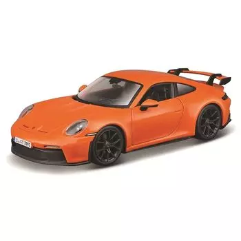 Bburago 1/24 порше 911 (992) GT3 2021 оранжевый мини-автомобиль литой под давлением готовый продукт 18-21104 OG