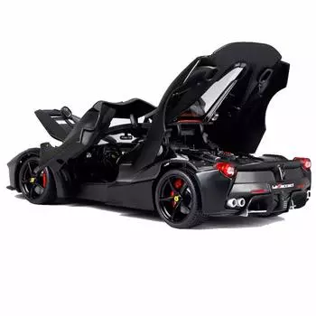 Bburago Mini Car Ferrari Laferrari Race Sports Car Diecast Car Bburago Ferrari Laferrari High Quality Black 1/18 118 [Товары] чёрный