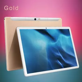 BDF 4 ГБ+64 ГБ 10,1-дюймовый Bluetooth 5000 мАч Планшет Android11 ПК US Plug-32GB TF золотой