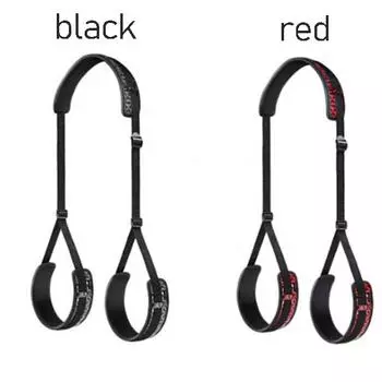 BDSM Restraints Harness Open Legs Spreader Sexy Toys for Couples Sex Bondage Bed Set with Handcuffs and Leg Straps Cuffs