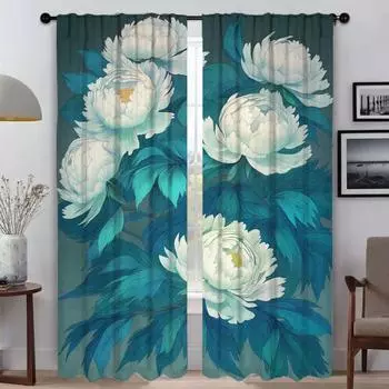 Be Wild With Joy Kitchen Curtains for Living Room Blackout Curtain for Room 2 Panel Halloween Decoration Home Interior Curtains W50xH70cmx2pcs-CL