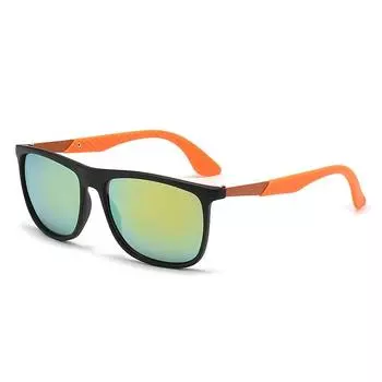 Beach Sunglasses Mens Square Design Frame Summer Outdoor Uv Protection Sun StyleA