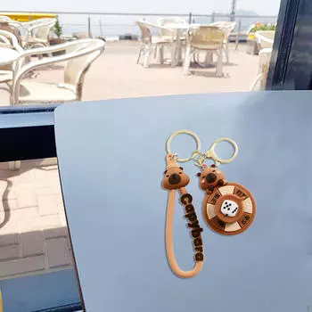 Bear Keychain Bag Pendant Key Accessory Decoration Car Chain Keyring Holder for Women Traveling A