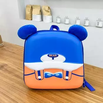 Bear Little Design Backpack Eva Material Cartoon Eggshell Pack For Daily Carry