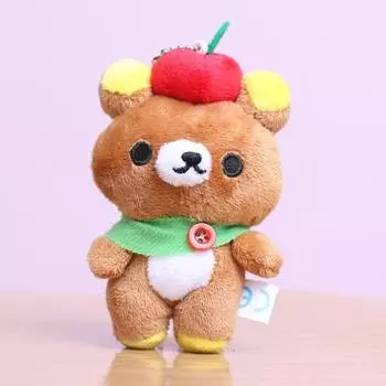 Bear Toy Plush Keychain Keyring Toy Pp Cotton Stuffed Doll Bag Gift Pendant