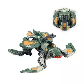 BEASTBOX 52TOYS BB-24 JETSAM Трансформирующаяся игрушка Jet Sam Трансформируется из кубика в морскую черепаху, игрушки-трансформеры Окрашенная Высокоподвижная фигурка Меха