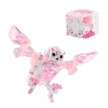 BEASTBOX 52TOYS BB-41RH RHAPSODY Игрушка-трансформер Рапсодия Картина с изображением цветущей вишни и ограниченным тиражом Трансформируется из куба в птицу/сову