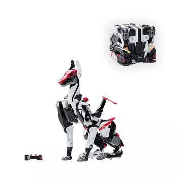 BEASTBOX 52TOYS BB-51A ROARMEO Игрушка-трансформер Roarmeo Трансформируется из кубика в добермана Можно комбинировать игрушки-трансформеры Окрашенный Очень подвижный