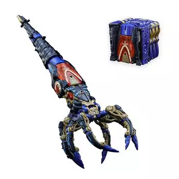 BEASTBOX 52TOYS BB-52 DOWNSPIRAL Игрушка-трансформер Down Spiral Трансформируется из куба в водное существо/камероцерас, игрушки-трансформеры, окрашены в яркие цвета