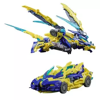 BEASTBOX 52TOYS BEASTDRIVE BD-11 LIGHTNING LIZARD Lightning Lizard сборная игрушка-трансформер Трансформируется из механической в спортивную машину Высоко