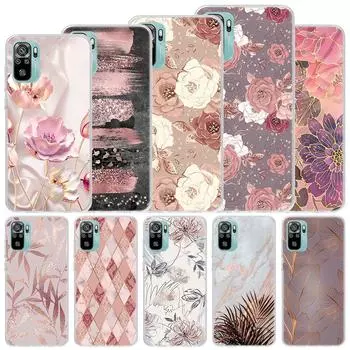 Beautiful Rose Bling Picture Soft Case For Xiaomi Redmi Note 11S 10S 11 10 Phone Cover 11T 11E Pro 9 9S 8 8T 9T 7 6 5 4X Shell C Redmi Note 11S 4G