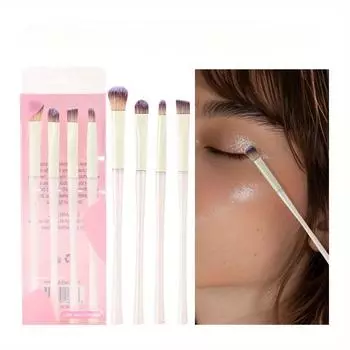 Beauty Brush Tool Удобная и легкая в переноске кисть для теней для век, необходимый набор из 4 предметов для начинающих красный