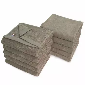 Beauty Imabari Towel Commercial Face Towel Set of 10 Murakami Towel M Color 34x86cm For Beauty Salons 100 Colors Lightweight and Thin (№39 Песок)