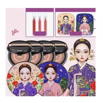 BEAUTY PEOPLE Absolute Loft Propolis Collagen Cover Cushion Foundation Set 8 предметов [Сезон 14] P000DXLS - 21 Cover Beige