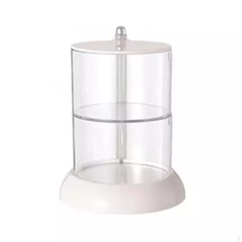 Beauty Sponge Holder with Rotating Design for Makeup Supplies Two layer