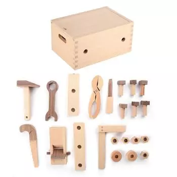 Beech Maintenance Children Tool Kit Multifunction Assembly Disassembly Early Education Carpenter