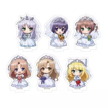Before Dawn 01 Wedding Dress Character Acrylic Petit Stand Box of 6 Ver. [Mini Illustration]
