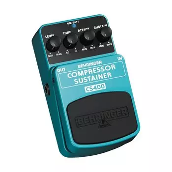 Педаль эффектов для гитары Behringer CS400 Компрессор/сустейнер КОМПРЕССОР/СУСТЕЙНЕР