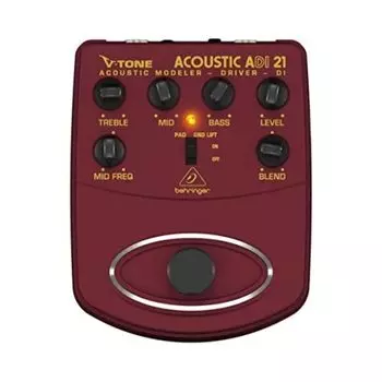 Behringer Guitar Effector Акустическая гитара Предусилитель Direct Box DI V-TONE ACOUSTIC ADI21