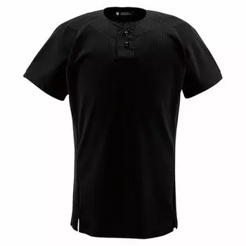 Бейсбольная форма рубашка с 2 пуговицами BLK XA [DESCENTE] DB-1012