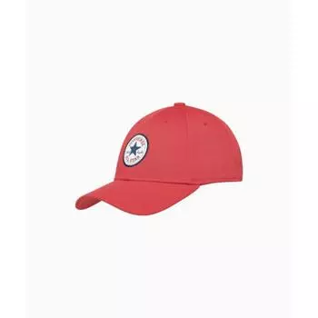 Бейсбольная кепка CONVERSE Tip Off Chuck Patch Converse Red 10022135 A50 OSFA