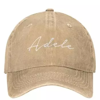 Бейсболки Adele, повседневный наряд из потертого денима, с потертостями, Snapback, папа, кепка для мужчин и женщин, всесезонные дорожные кепки, шляпа Adjustable хаки