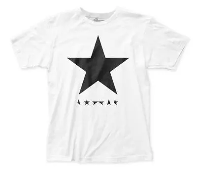 Белая футболка Дэвида Боуи Blackstar S