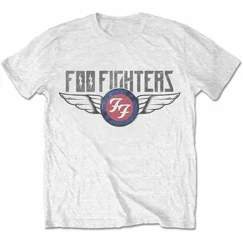 Белая футболка унисекс с логотипом Foo Fighters Dave Grohl S
