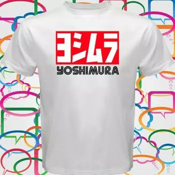 Белая футболка Yoshimura Japan Tuning Race S