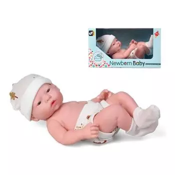Белая кукла для новорожденного (23 х 12,5 см)