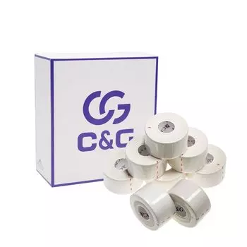 Белая лента HELIO 38 мм x 12 м 8 рулонов Крепежная лента C&G нерастягивающаяся CG38WT-8 белый