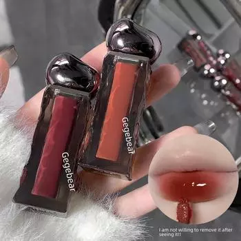 Белая зеркальная помада для губ Mirror Lip Glaze, подходящая для студентов, проста в нанесении и является доступной альтернативой помадам ведущих брендов. 4.5g