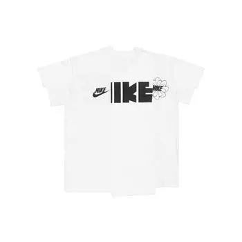 Белая женская футболка Nike x Sacai Hybrid CD6311-100 S