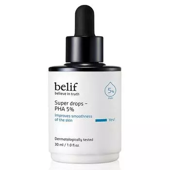 Belif Super Drops PHA 5% ампула, 30 мл, 1 шт. 1 PCS
