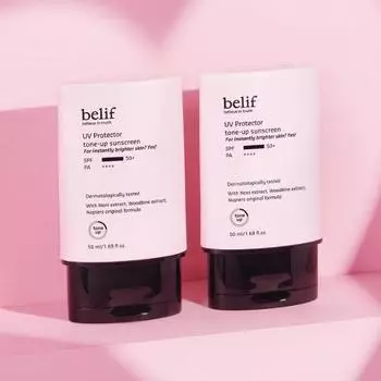 Belif UV Protector Tone-Up Sunscreen 50ml (Single item/Line edition)