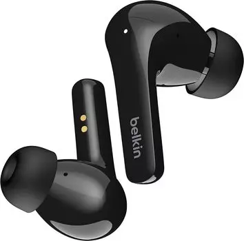 Belkin SOUNDFORM Flow полностью беспроводные наушники с Bluetooth 12 мм окружающий звук вызов шум вызова до 31 часа музыки Qi беспроводной брызгозащищенный