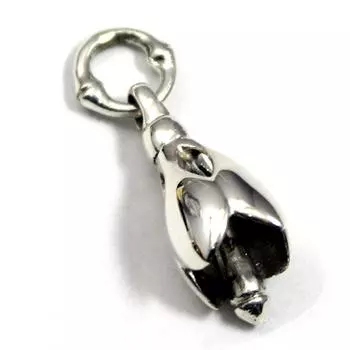 Bell pendant top silver 925 Tibet