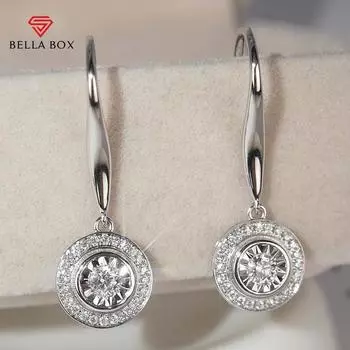 BELLA BOX модные универсальные серьги-капли для женщин геометрические серьги круглой формы вечерние повседневная одежда женские украшения подарок на годовщину