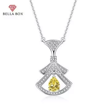 BELLA BOX Несколько Юбок Ожерелье Многоцветные Модные Свадебные Помолвочные Ювелирные Изделия зелёный