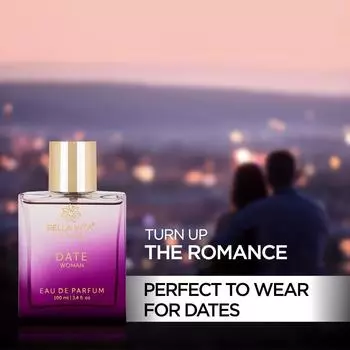 Bella Vita Luxury Date Eau De Parfum Духи для женщин с розовым перцем, красными фруктами и жасмином | Фруктово-пряный стойкий аромат EDP, 100 мл 100ML