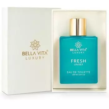 Bella Vita Luxury FRESH Eau De Toilette Духи унисекс для мужчин и женщин с бергамотом, иланг-илангом | Освежающий аромат EDT Long Lasting Fragrance Scent, 100 мл 20 ml