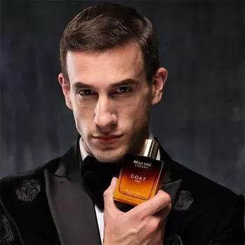 Bella Vita Luxury G.O.A.T Eau De Parfum Духи для мужчин с бергамотом, лавандой и пачули | Стойкий древесный и восточный аромат EDP, 100 мл 100ML