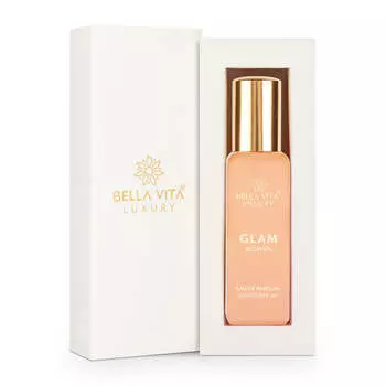 Bella Vita Luxury GLAM Woman Eau De Parfum Парфюм для нее с белым медом и кедром из Вирджинии | Стойкий цветочный аромат EDP для женщин, 20 мл