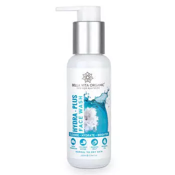 Bella Vita Organic Hydra Plus гель для умывания для глубокого очищения, уменьшения темных пятен и следов прыщей 100 мл